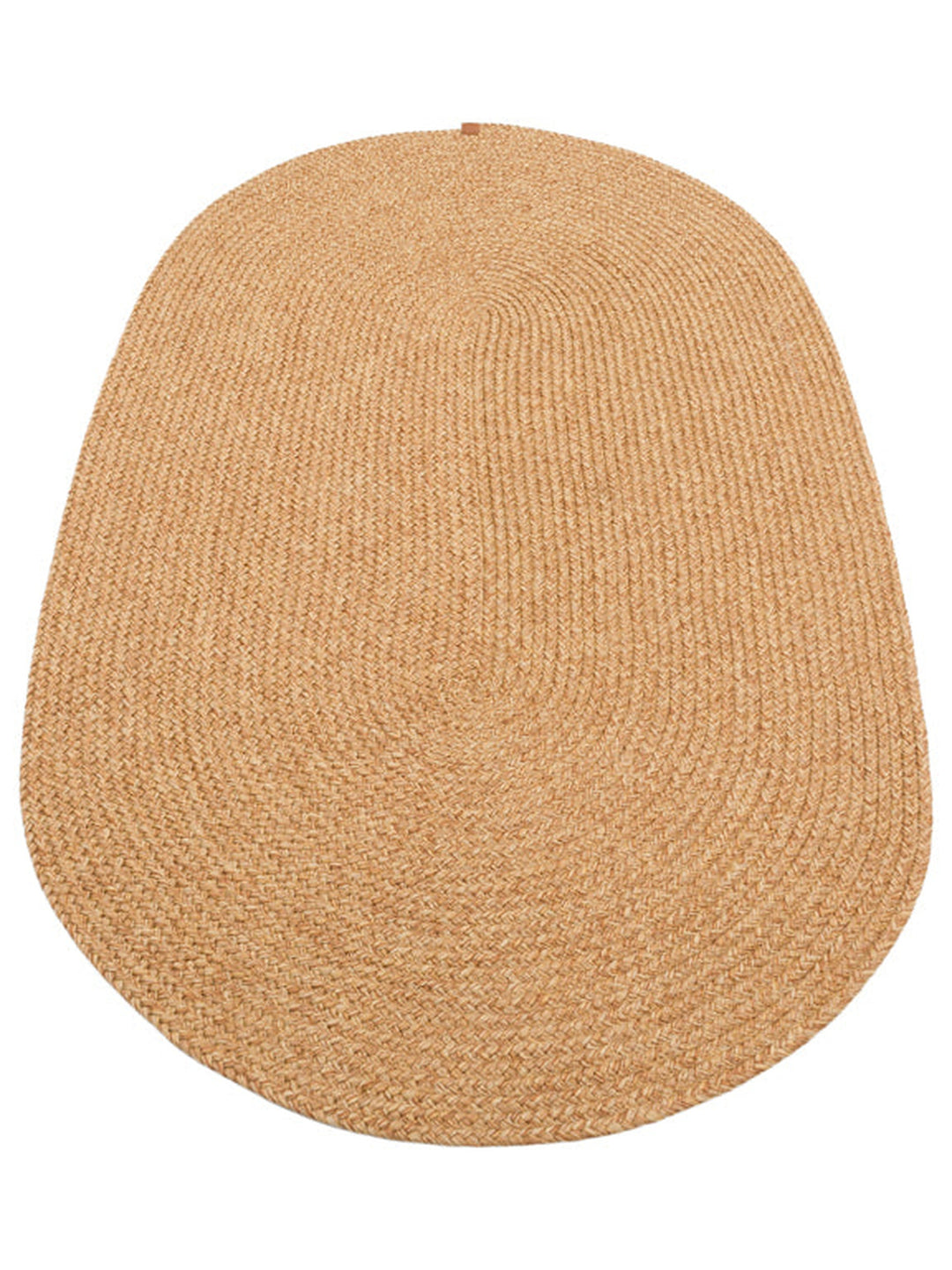 Cancun Jute Cotton Blend Living Room Hallway Kitchen Cotton Straw Knitted Rug 19NAT