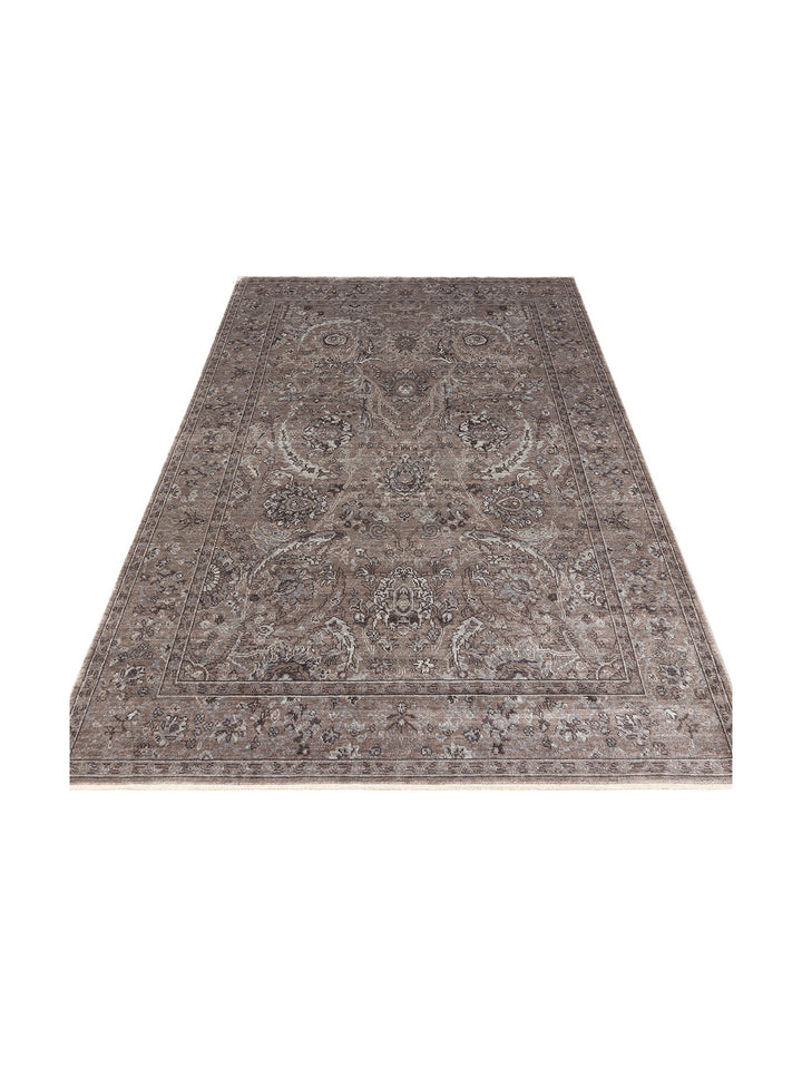 Çırağan %100 Naturel Özel Işıltılı El Emeği ile Özel Tezgahlarda Üretilen TENCEL™ Uşak Halısı 07SMGR - Carpetdocia