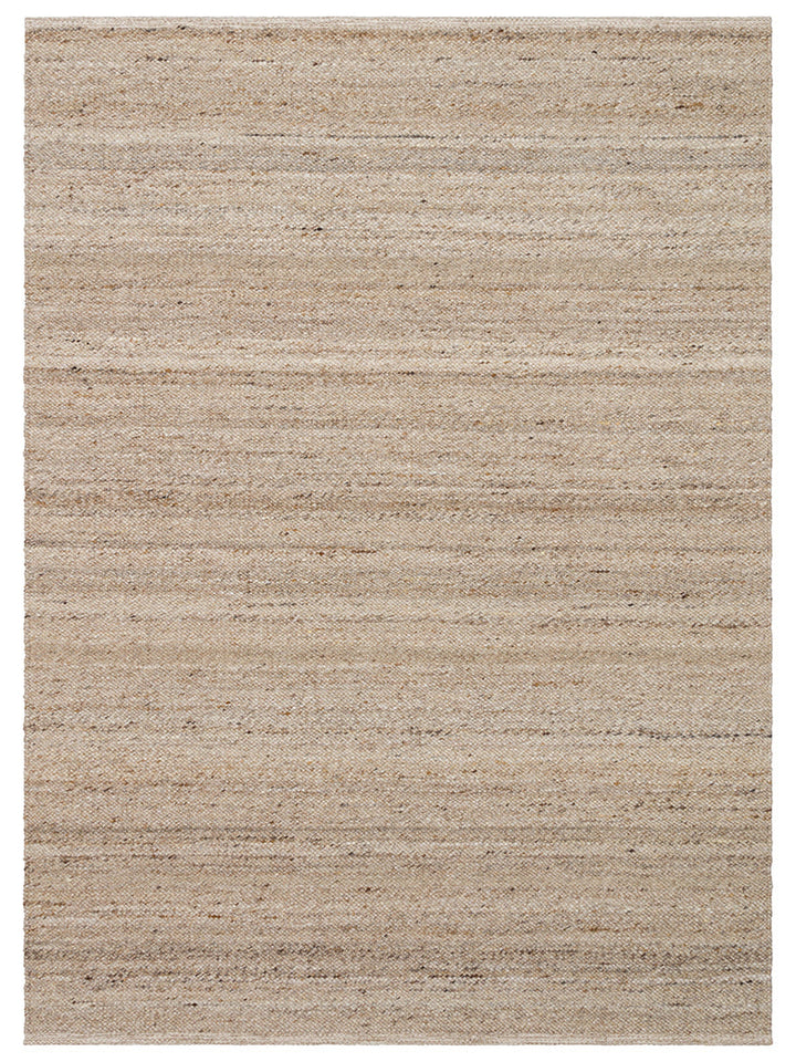 Jakarta Serie Woll-, Polyester- und Baumwollmischung handgeknüpfter Teppich BEIGE