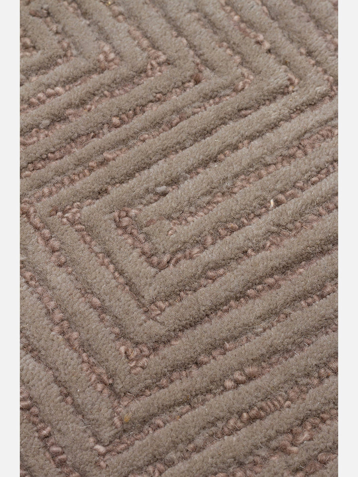 سجادة يدوية من مزيج الصوف والقطن من سلسلة Milano GREY