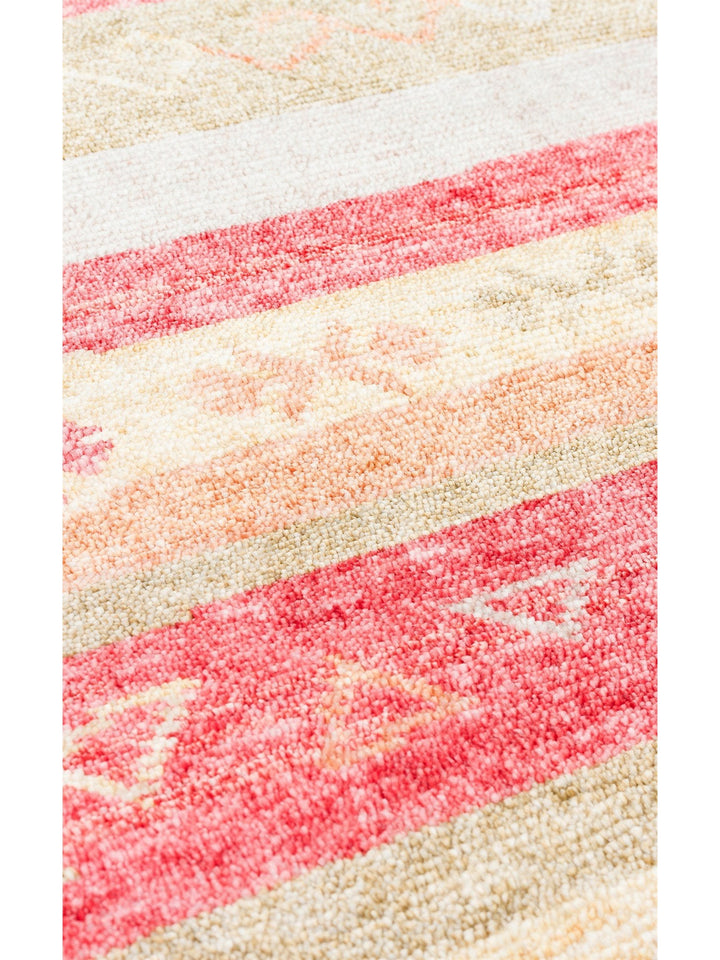 Oushak Carnaval 100% Natural Easy to Clean Handcrafted TENCEL™ Modern Uşak Carpet 12 RED AUTUMN