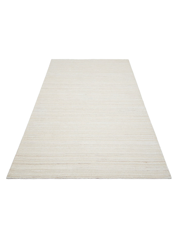 Tapis tissé à la main en mélange de laine et TENCEL™ série Palermo CREAM