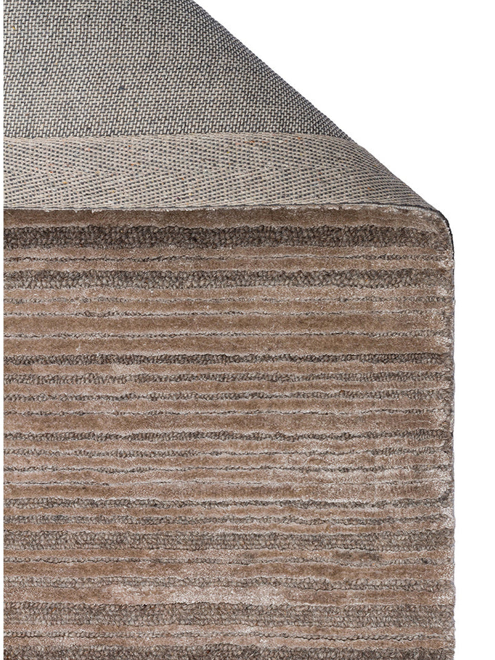 Tapis tissé à la main en mélange de laine et TENCEL™ série Palermo GREY