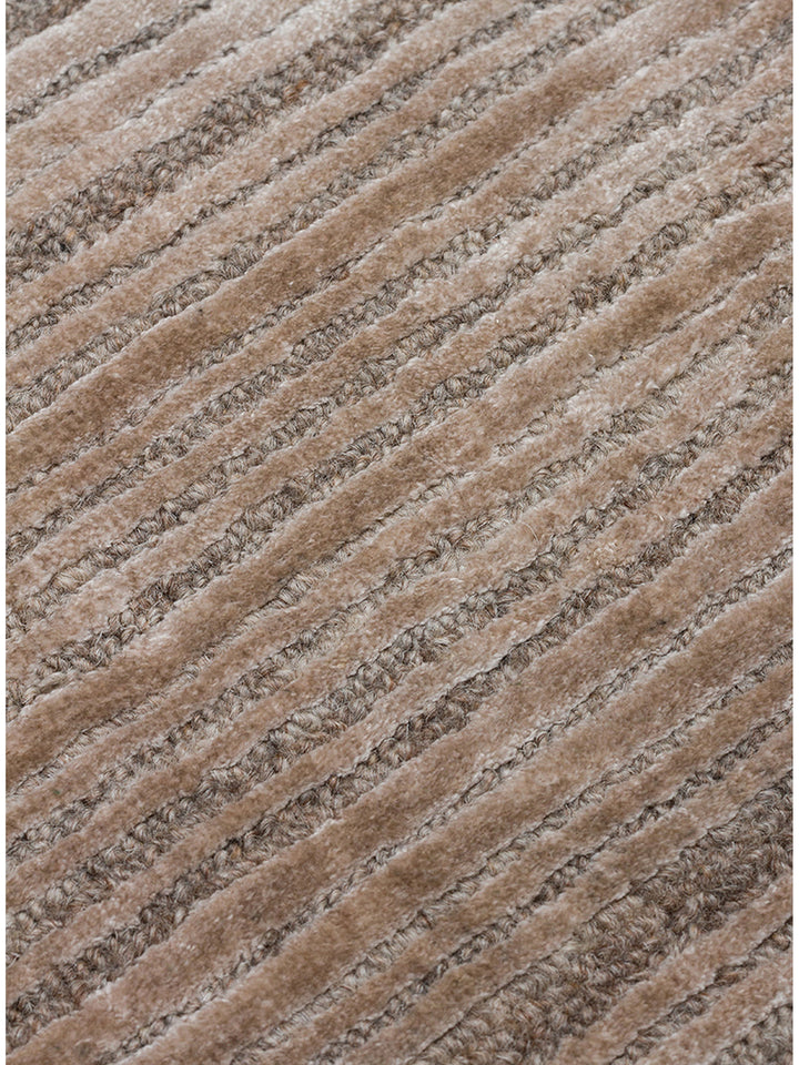 Tapis tissé à la main en mélange de laine et TENCEL™ série Palermo GREY