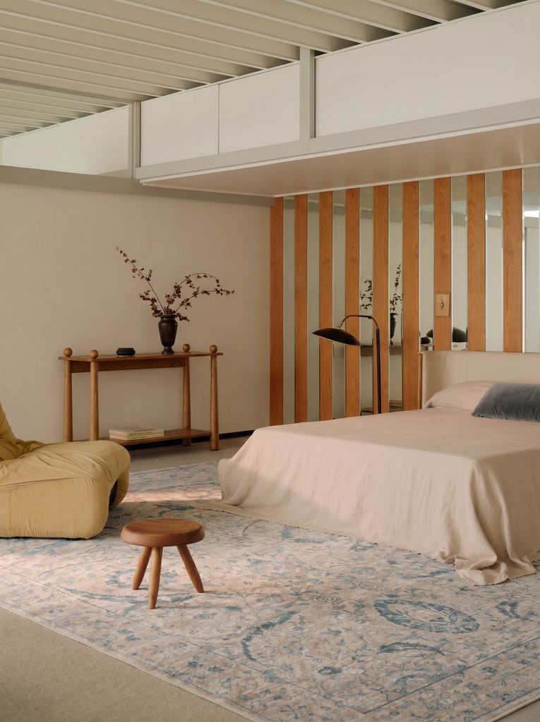Tappeto Çırağan Uşak TENCEL™ 100% Naturale, Lucente, Realizzato a Mano su Telai Speciali, 07VSKY