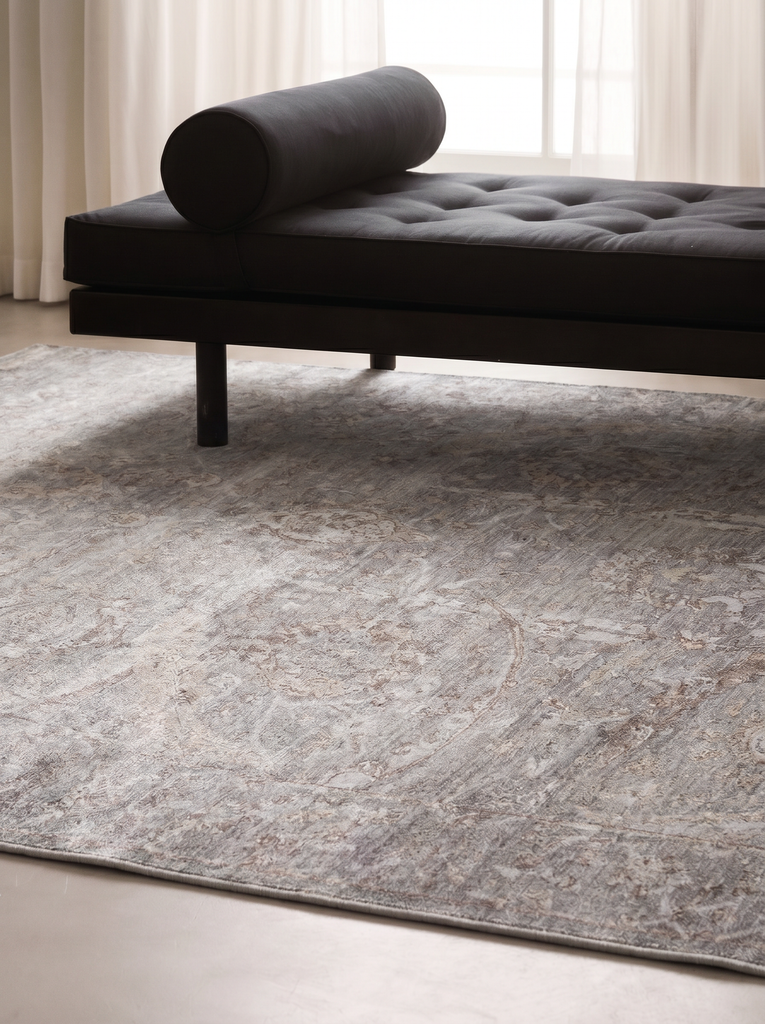 Tappeto Çırağan Uşak TENCEL™ 100% Naturale, Lucente, Realizzato a Mano su Telai Speciali, 7DGANT