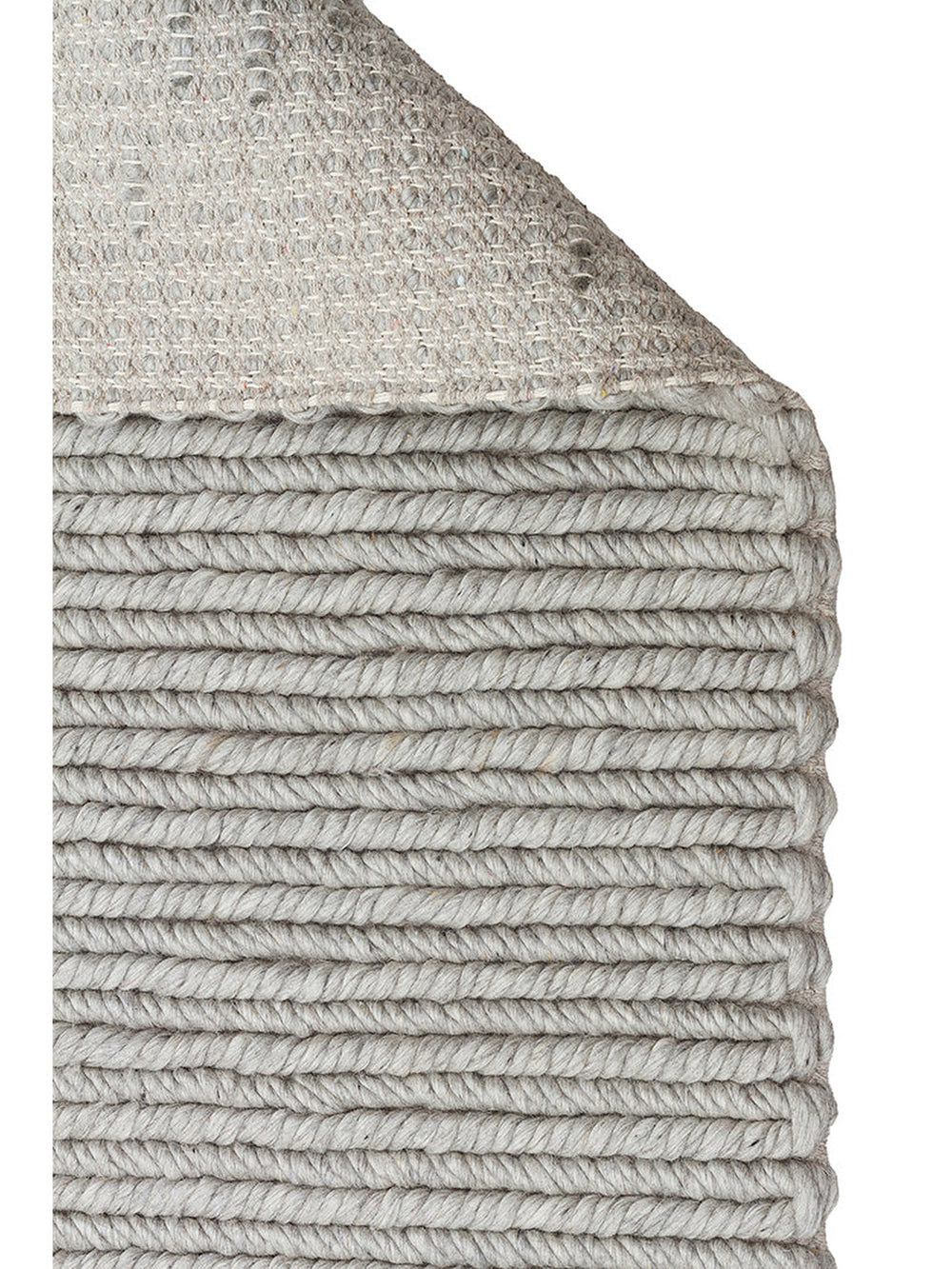 Bern Serisi El Dokuma Örgü Salon, Oturma Odası, Yatak Odası Halı SILVER - Carpetdocia