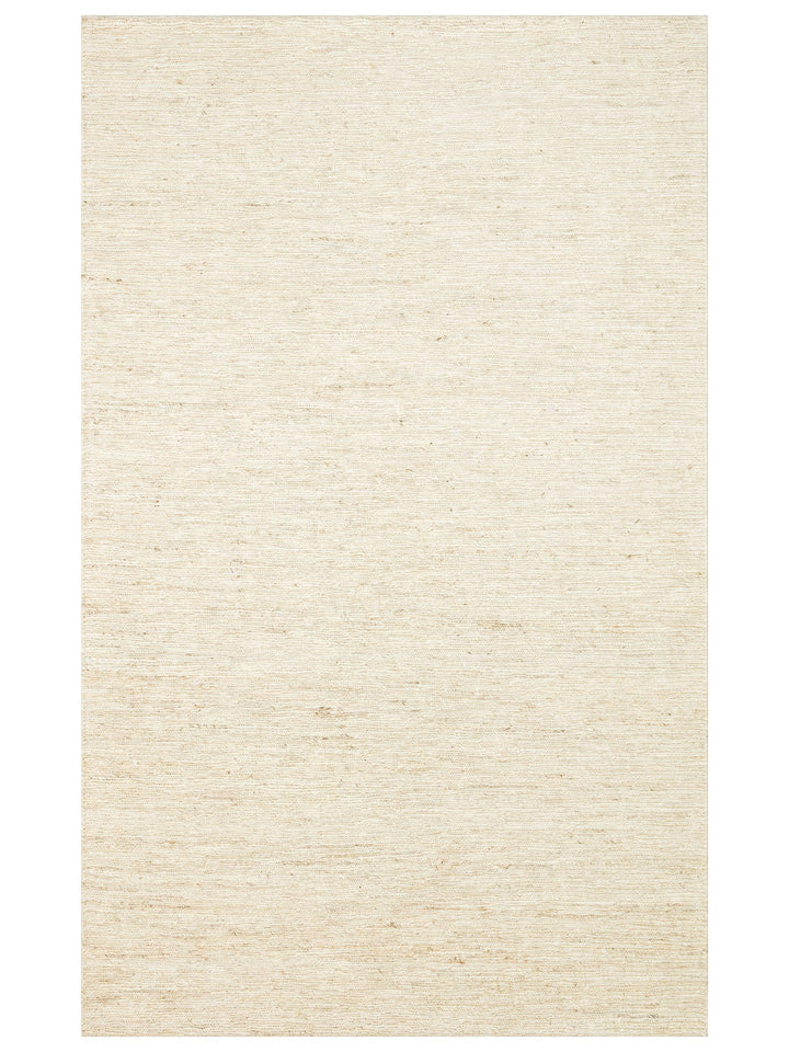 Coffee %100 Naturel Kendir Oturma Odası Salon Koridor Antre Yatak Odası Örgü Halı PLAIN IVORY - Carpetdocia