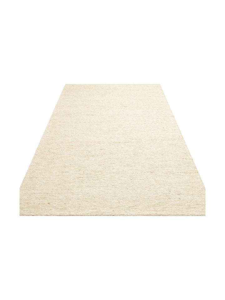 Coffee %100 Naturel Kendir Oturma Odası Salon Koridor Antre Yatak Odası Örgü Halı PLAIN IVORY - Carpetdocia