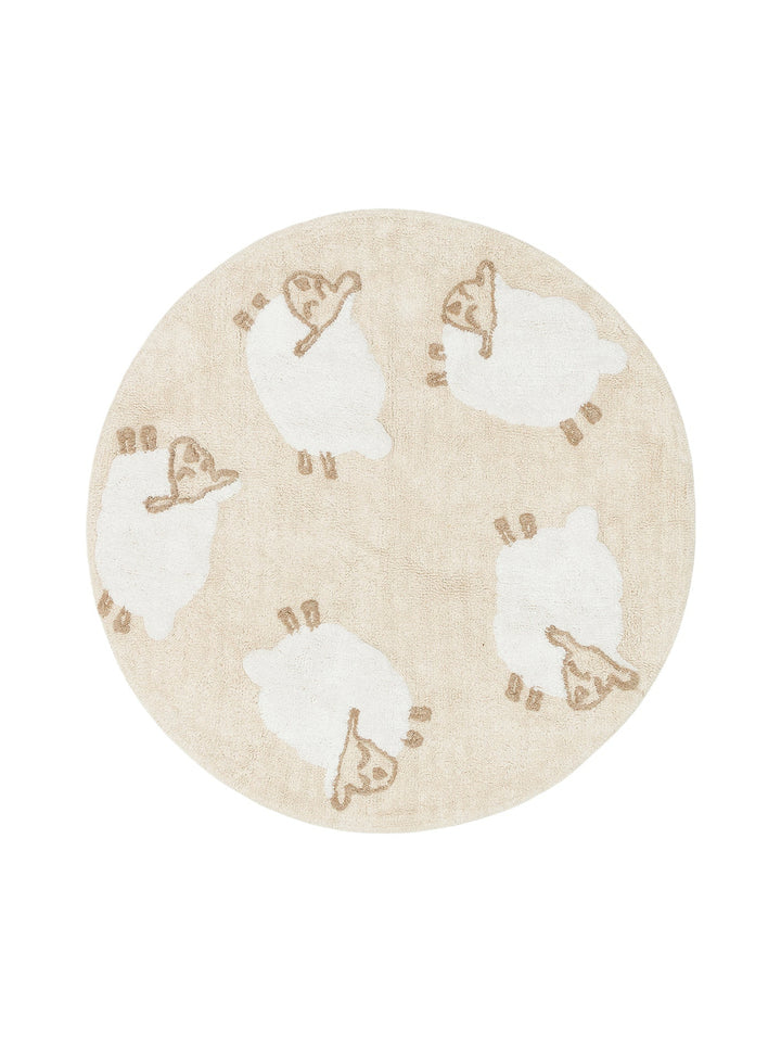 Cotton Baby %100 Naturel Pamuk Yıkanabilir Kaymaz Tabanlı Bebek Halısı 11 MULTY XXW Q - Carpetdocia
