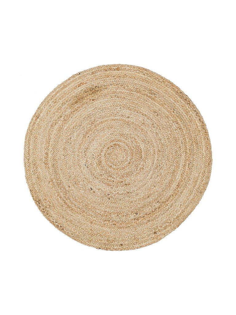 Crown Jute 100% Natural Handwoven Living Room Hallway Entrance Kitchen Balcony Straw Carpet 01R NATURAL