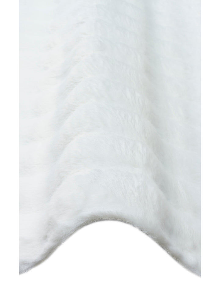 Eskimo Serisi Özel Yüksek Alçak Dokulu Yumuşak Tuşeli Suni Kürk PLAIN CREAM - Carpetdocia