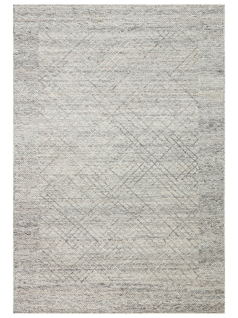 Herringbone Series Hand Woven Modern Ethnic Living Room Living Room Bedroom Carpet GREY