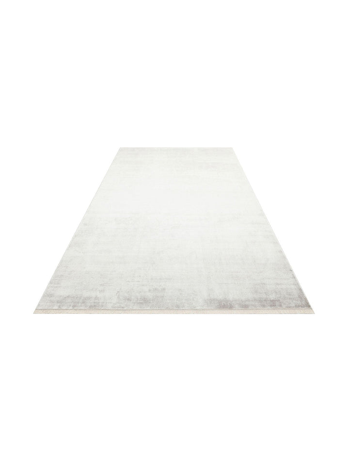 Montenegro Viskon Karışımlı Sade Desenli Sık Dokuma Oturma Odası Salon Koridor Modern Halı 01 GREY - Carpetdocia
