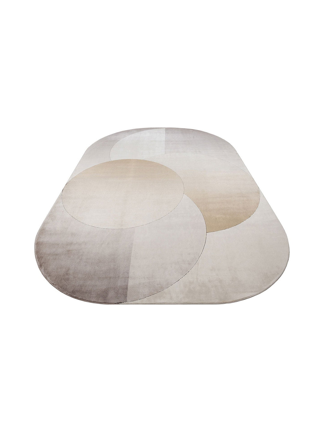 Monza Geometrik Desenli Yüksek Kalite Sık Dokuma Parlak Modern Salon Halısı 06 CREAM GOLD - Carpetdocia