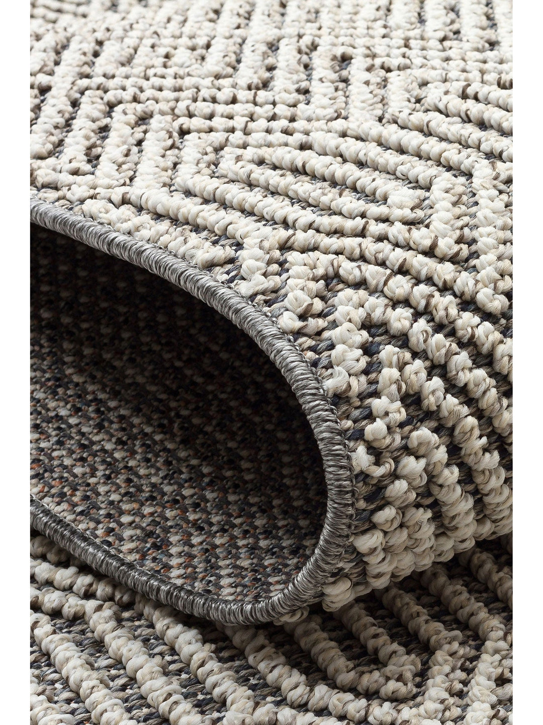 Ole Serisi Hasır Dokuma Oturma Odası Salon Koridor Antre Mutfak Modern İskandinav Halı 01 GREY - Carpetdocia