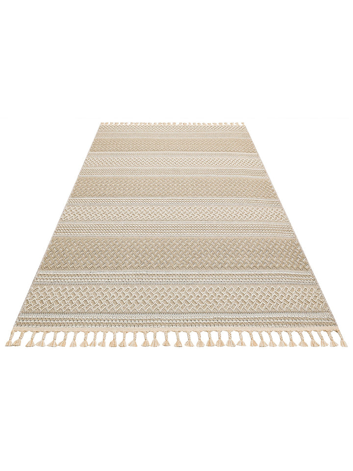 Ole Serisi Hasır Dokuma Oturma Odası Salon Koridor Antre Mutfak Modern İskandinav Halı 05 BEIGE - Carpetdocia