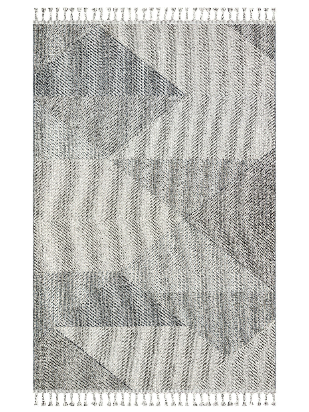 Ole Serisi Hasır Dokuma Oturma Odası Salon Koridor Antre Mutfak Modern İskandinav Halı 08 GREY MULTI - Carpetdocia