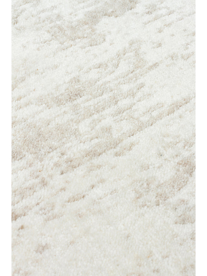 Palette Serisi %100 Naturel Yün Viskon Pamuk El Dokuma İskandinav Salon Oturma Odası Halı WHIBEG - Carpetdocia