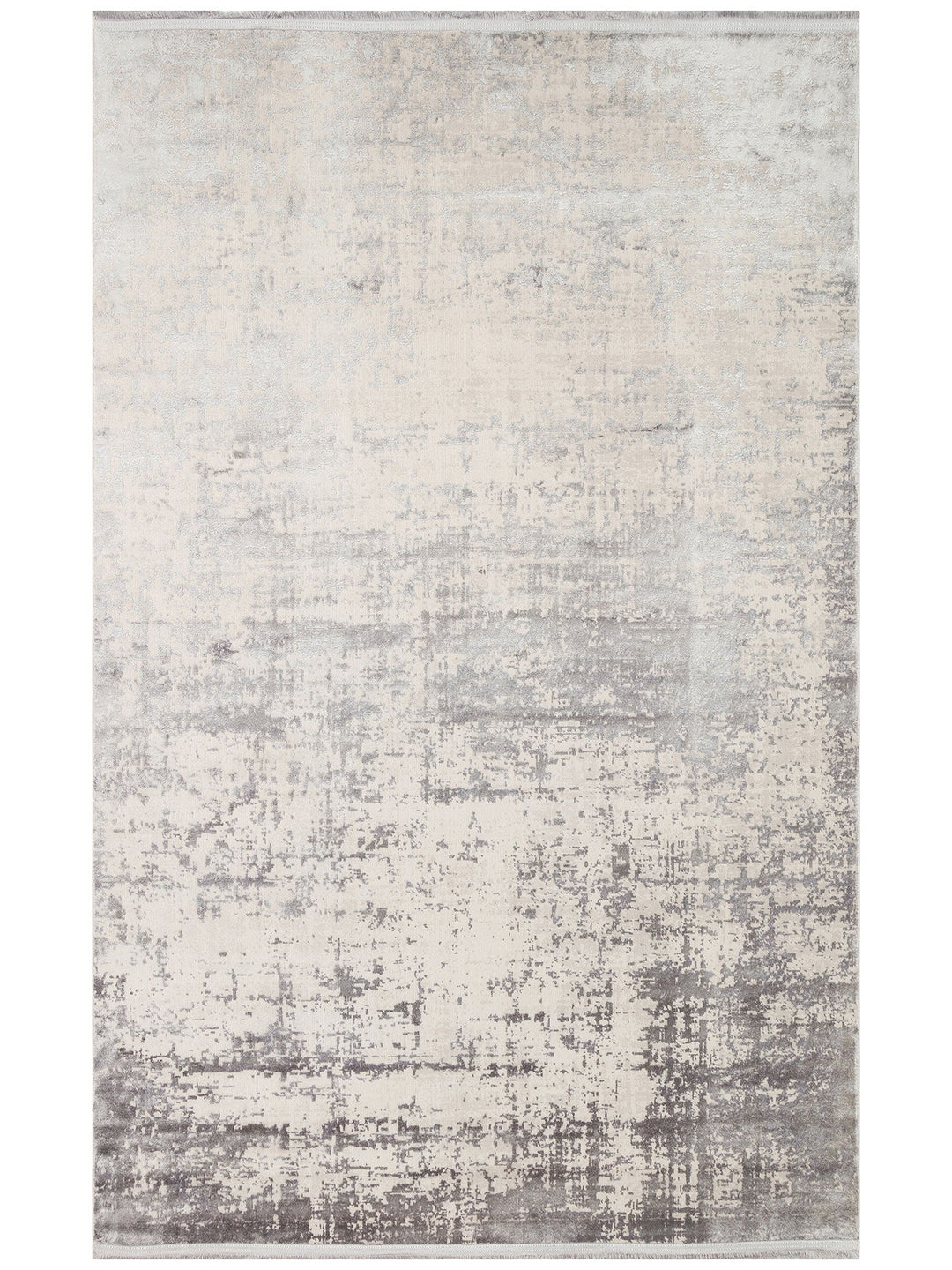 Paris Parlak İpeksi Görünümlü Salon Oturma Odası Koridor Antre Modern Halı 01 GREY NW - Carpetdocia