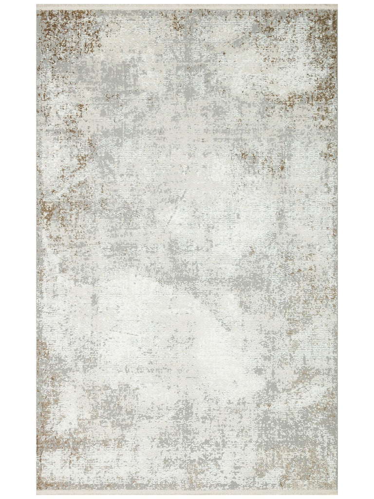 سجادة عصرية من مجموعة Pacific بنقش عتيق لغرفة المعيشة والممر والمدخل 05 GREY BEIGE XW