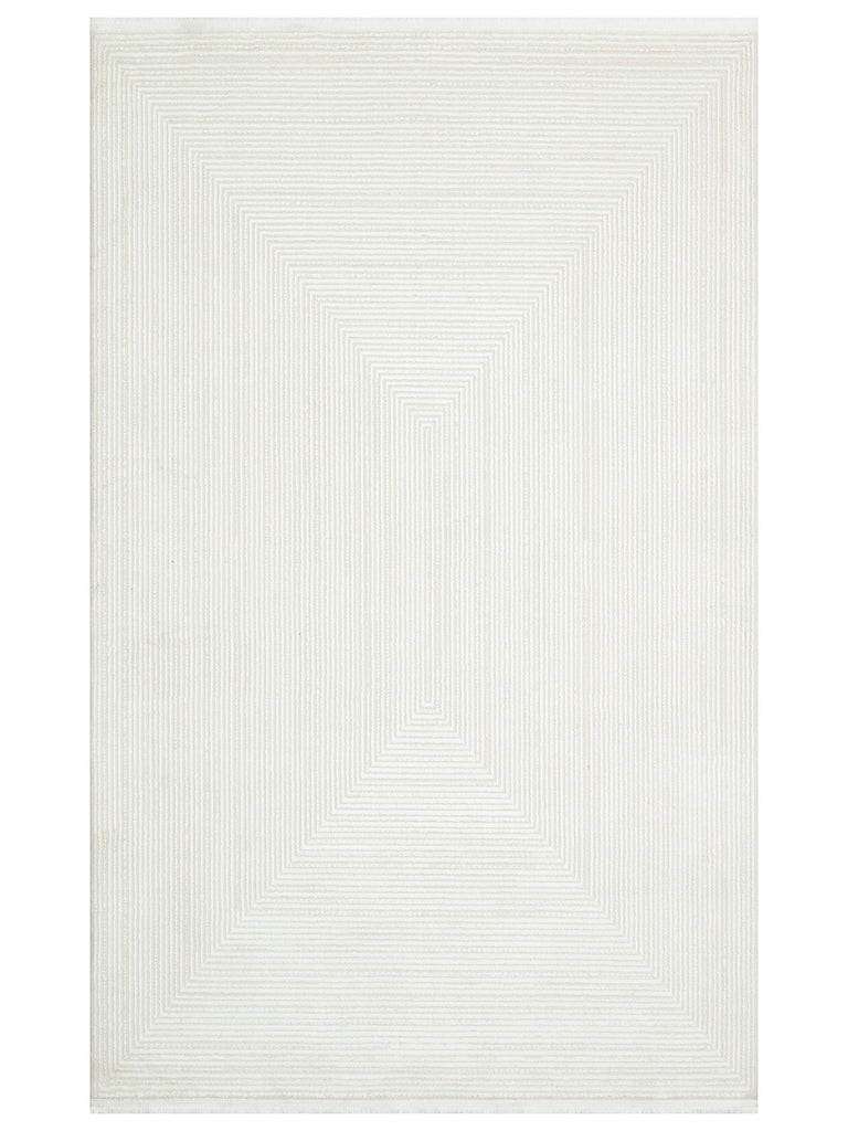 سجادة عصرية من مجموعة Pacific بنقش عتيق لغرفة المعيشة والممر والمدخل 22 CREAM GREY XW