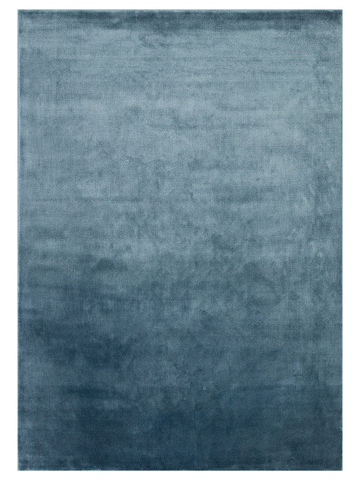 Queen Serisi %100 Naturel Viskon Parlak Modern El Emeğiyle Üretilen Salon Oturma Odası Halı NBLUE - Carpetdocia