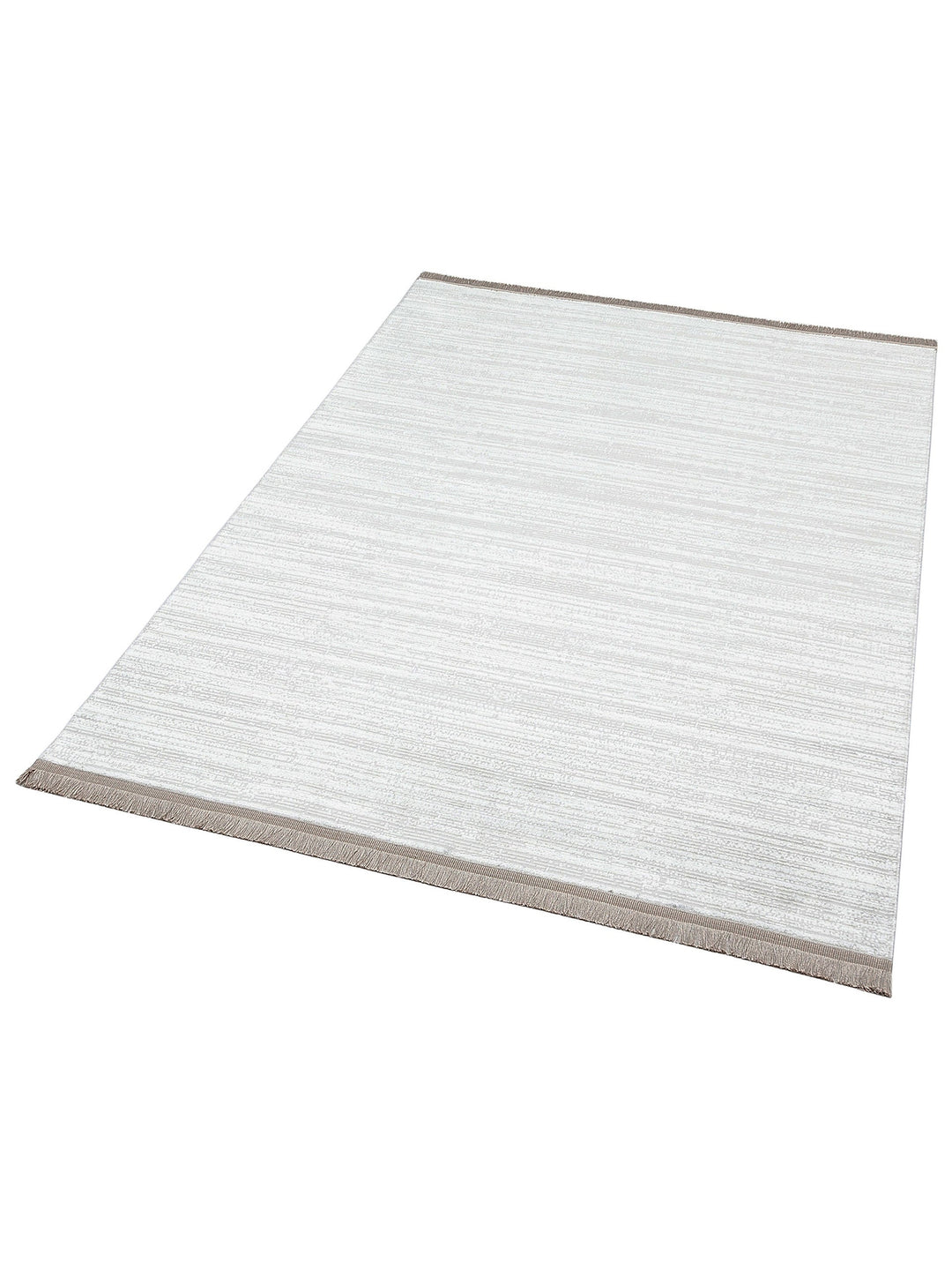 Smooth Yıkanabilir Kaymaz Parlak Oturma Odası Salon Koridor İnce Dokuma Modern Halı 09 GREY XW - Carpetdocia