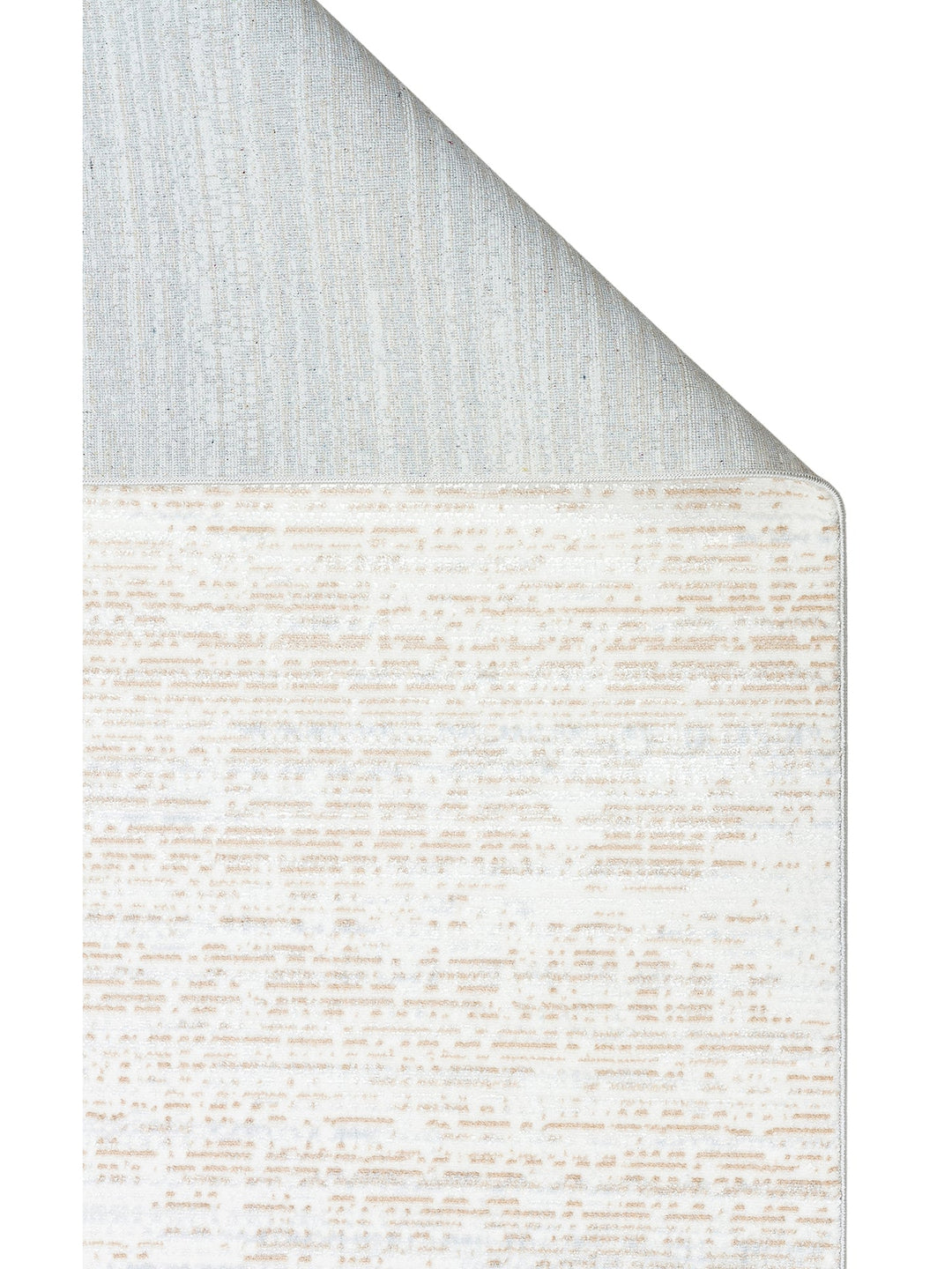 Smooth Yıkanabilir Kaymaz Parlak Oturma Odası Salon Koridor İnce Dokuma Modern Halı 101 BEIGE XW - Carpetdocia