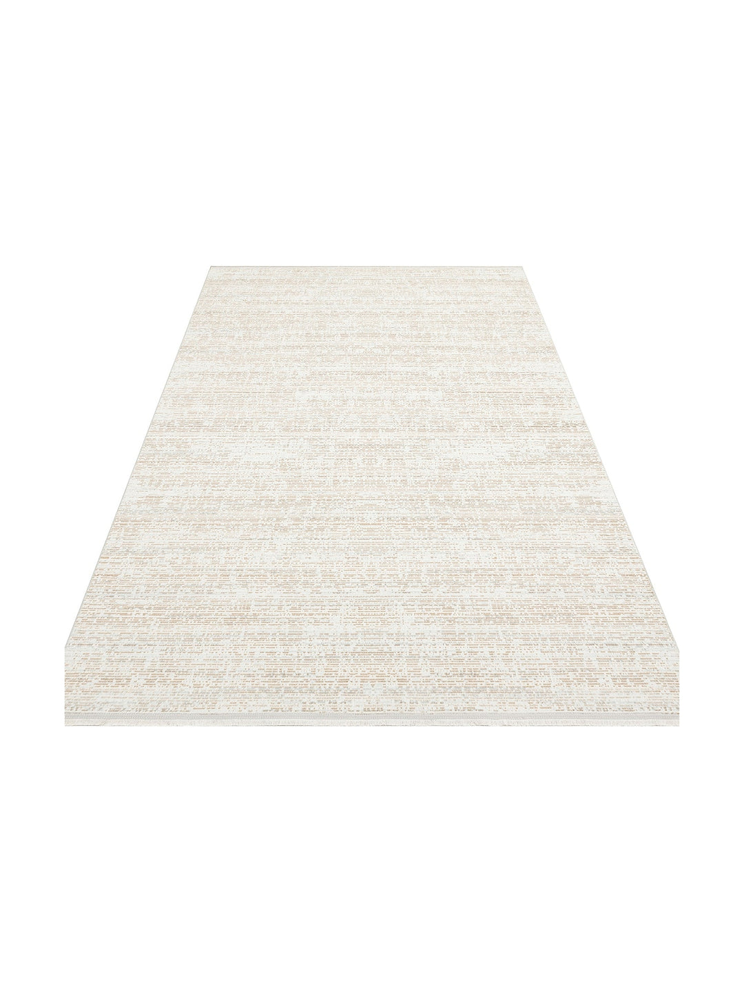 Smooth Yıkanabilir Kaymaz Parlak Oturma Odası Salon Koridor İnce Dokuma Modern Halı 101 BEIGE XW - Carpetdocia