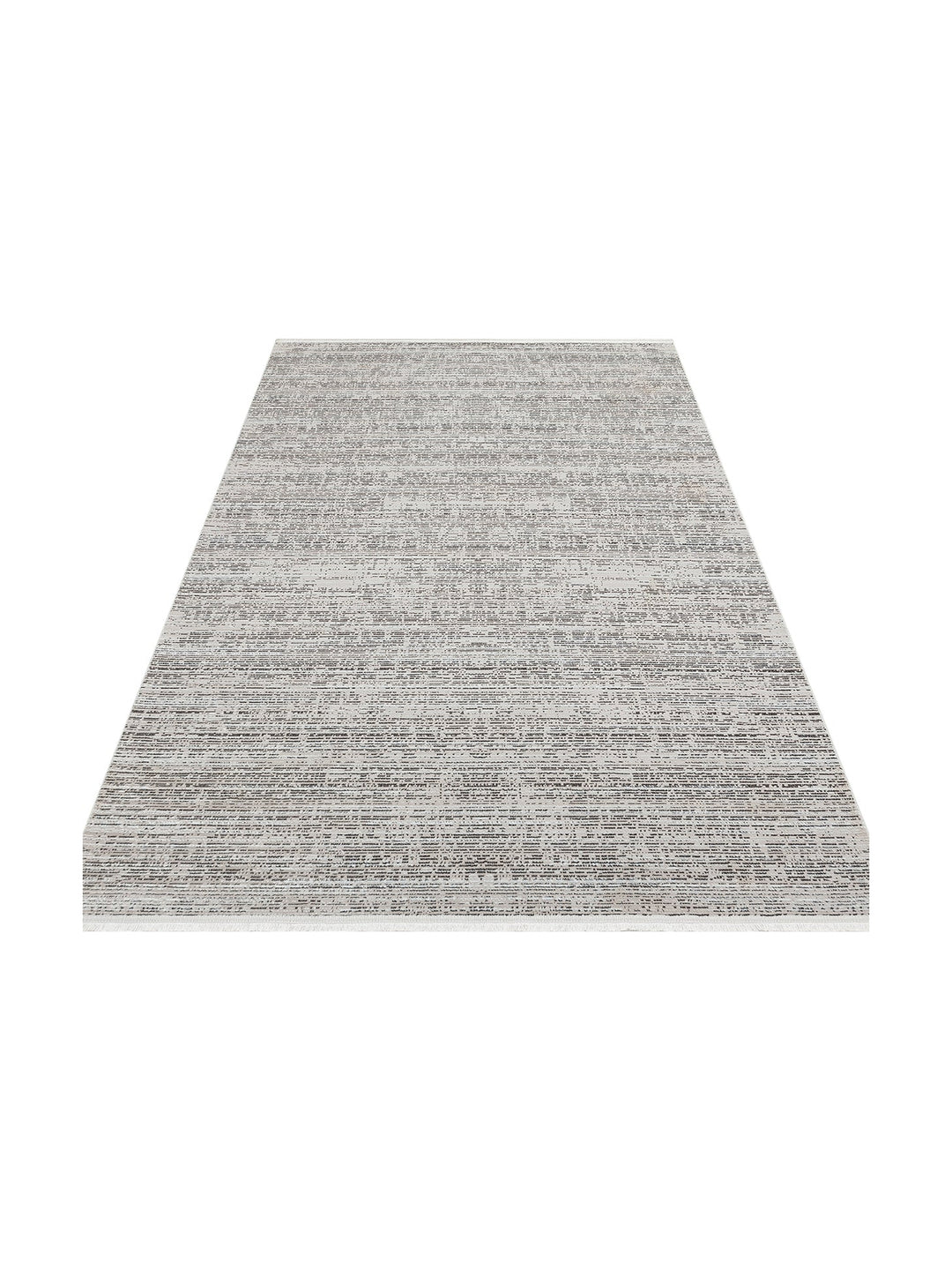 Smooth Yıkanabilir Kaymaz Parlak Oturma Odası Salon Koridor İnce Dokuma Modern Halı 101 D.GREY XW - Carpetdocia