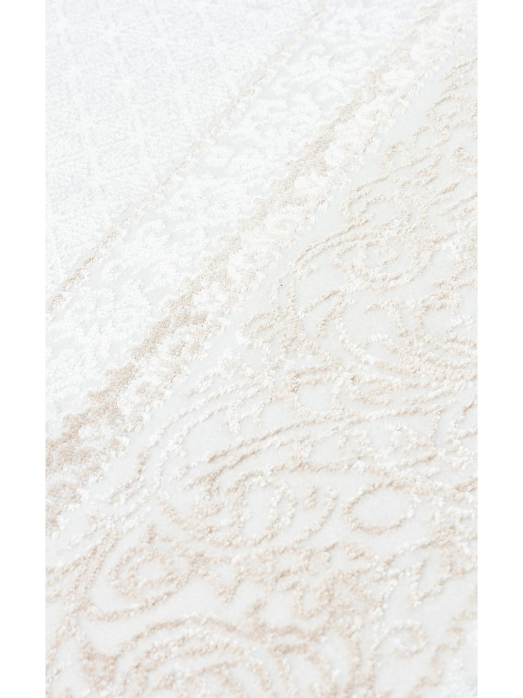 Smooth Yıkanabilir Kaymaz Parlak Oturma Odası Salon Koridor İnce Dokuma Modern Halı 102 BEIGE XW - Carpetdocia