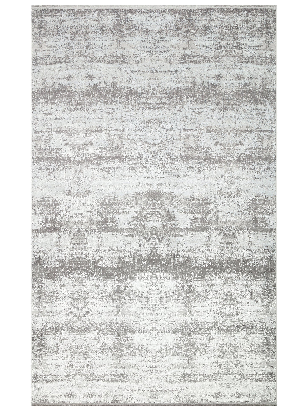 Smooth Yıkanabilir Kaymaz Parlak Oturma Odası Salon Koridor İnce Dokuma Modern Halı 112 GREY - Carpetdocia