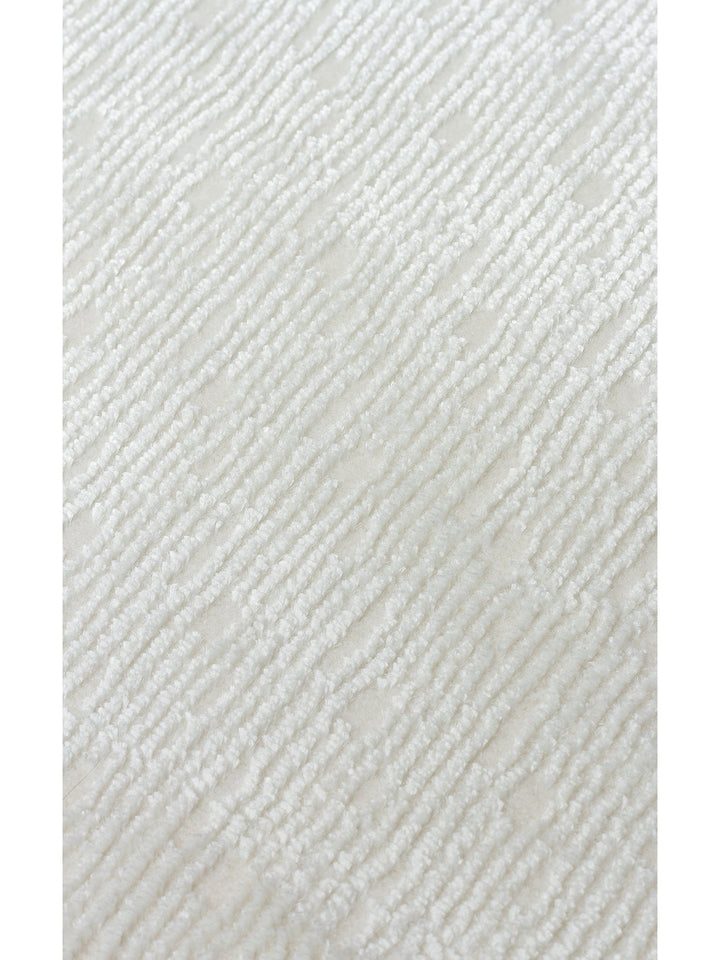 Smooth Yıkanabilir Kaymaz Parlak Oturma Odası Salon Koridor İnce Dokuma Modern Halı LUX 02 CREAM - Carpetdocia