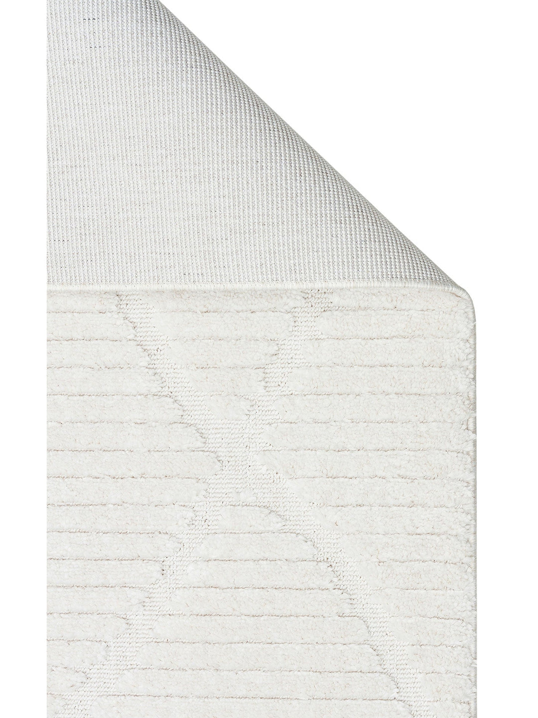 Tabasco Serisi Etnik Desenli Oturma Odası Salon Koridor Antre Modern İskindinav Halı TAB 07 WHITE - Carpetdocia
