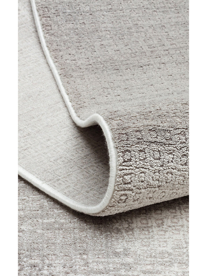 Tango Parlak Şık ve Modern Sıkı Dokuma Salon Halısı 02 CREAM BEIGE - Carpetdocia