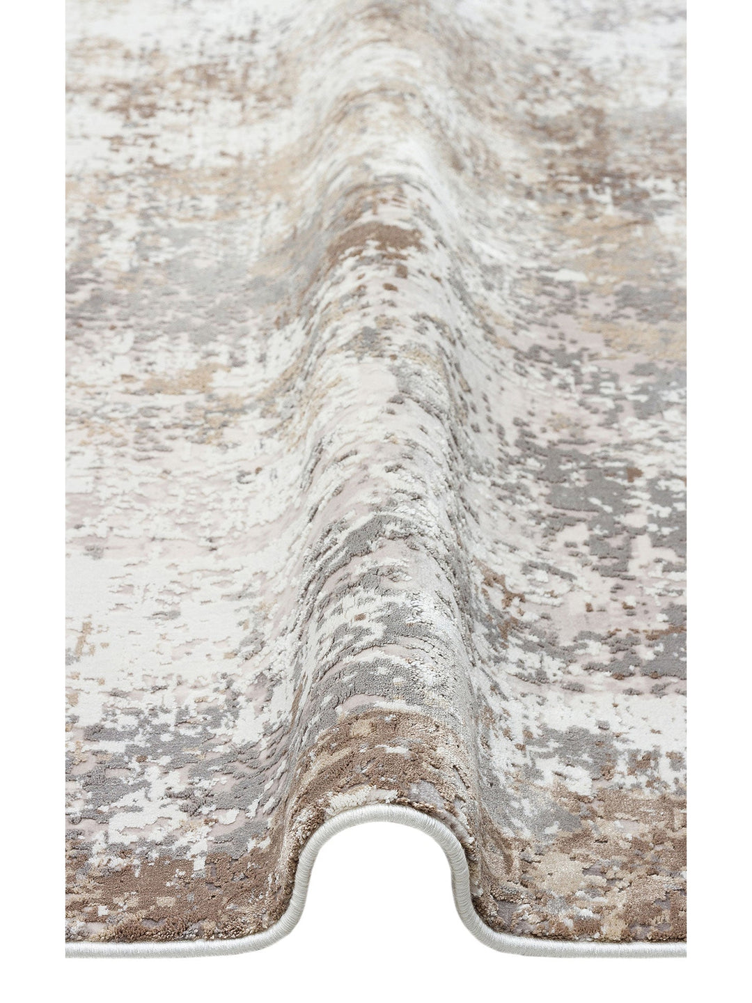 Tango Parlak Şık ve Modern Sıkı Dokuma Salon Halısı 04 CREAM BEIGE - Carpetdocia