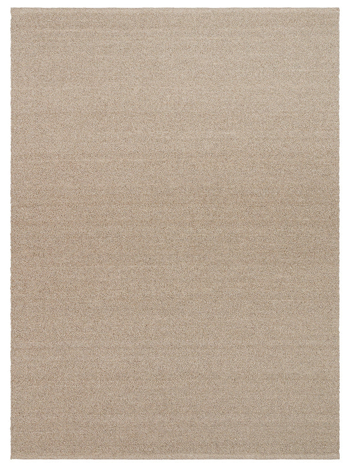 Agra Series Wool Polyester and Cotton Blend Handwoven Rug BEIGE