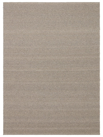 Agra Serie Woll-, Polyester- und Baumwollmischung handgeknüpfter Teppich DARK STONE