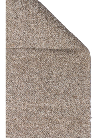 Agra Serie Woll-, Polyester- und Baumwollmischung handgeknüpfter Teppich DARK STONE