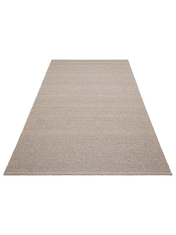 Agra Serie Woll-, Polyester- und Baumwollmischung handgeknüpfter Teppich DARK STONE