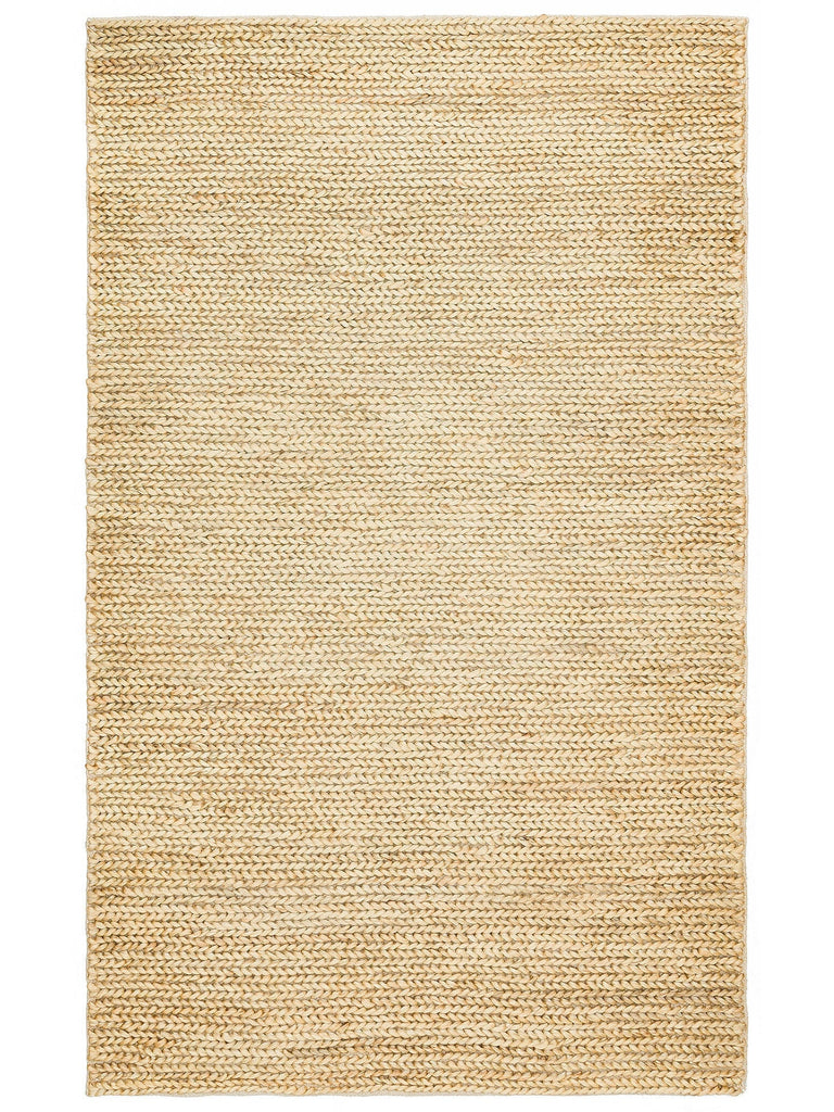Baccarat Jute 100% Natural Living Room Hallway Entrance Kitchen Balcony Handwoven Straw Carpet BAC CREAM