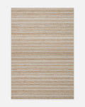 Barcelona Serie Woll- und Baumwollmischung handgeknüpfter Teppich BEIGE