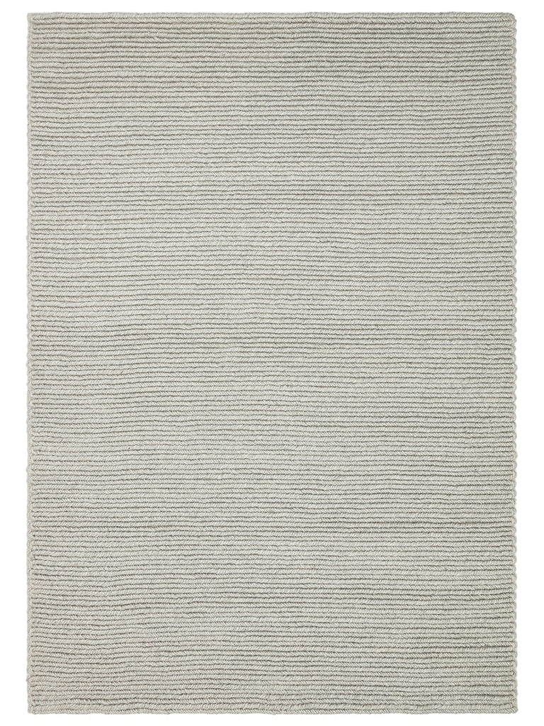 Bern Series Handwoven Knit Lounge, Living Room, Bedroom Carpet SILVER