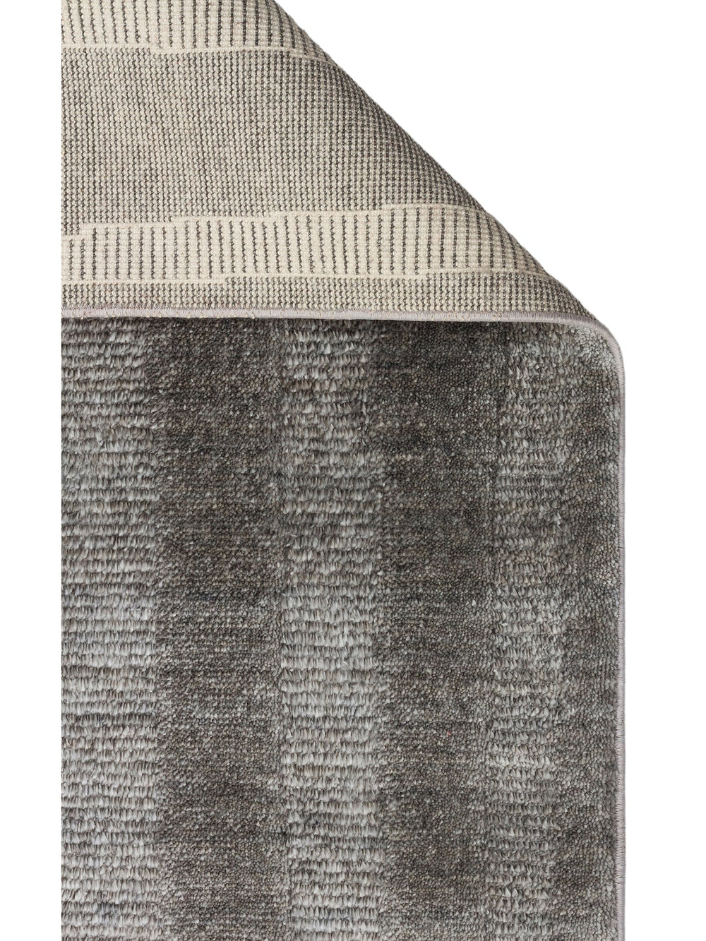 Brasilia El Emeğiyle Üretilen Modern Sade Şık TENCEL™ Özel Kara Tezgah Halısı 01 ANTHRACITE - Carpetdocia