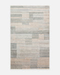 Tappeto artigianale a telaio nero della serie Burj, realizzato al 100% in TENCEL™ naturale 01 SKY VIZON