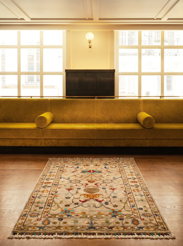Afgan Chobi Ziegler tek parça krem mekan görünümü 1