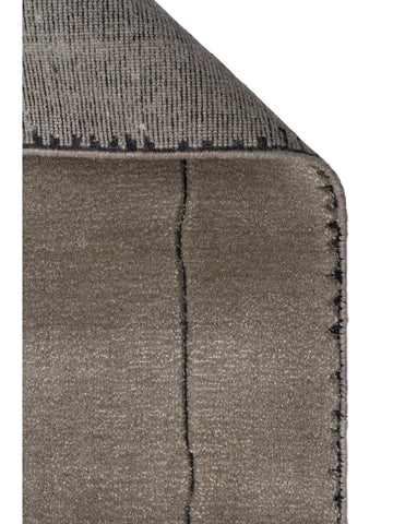 Dakar Serie Woll-, Rayon- und Polyester-Mischung handgeknüpfter Teppich GREY
