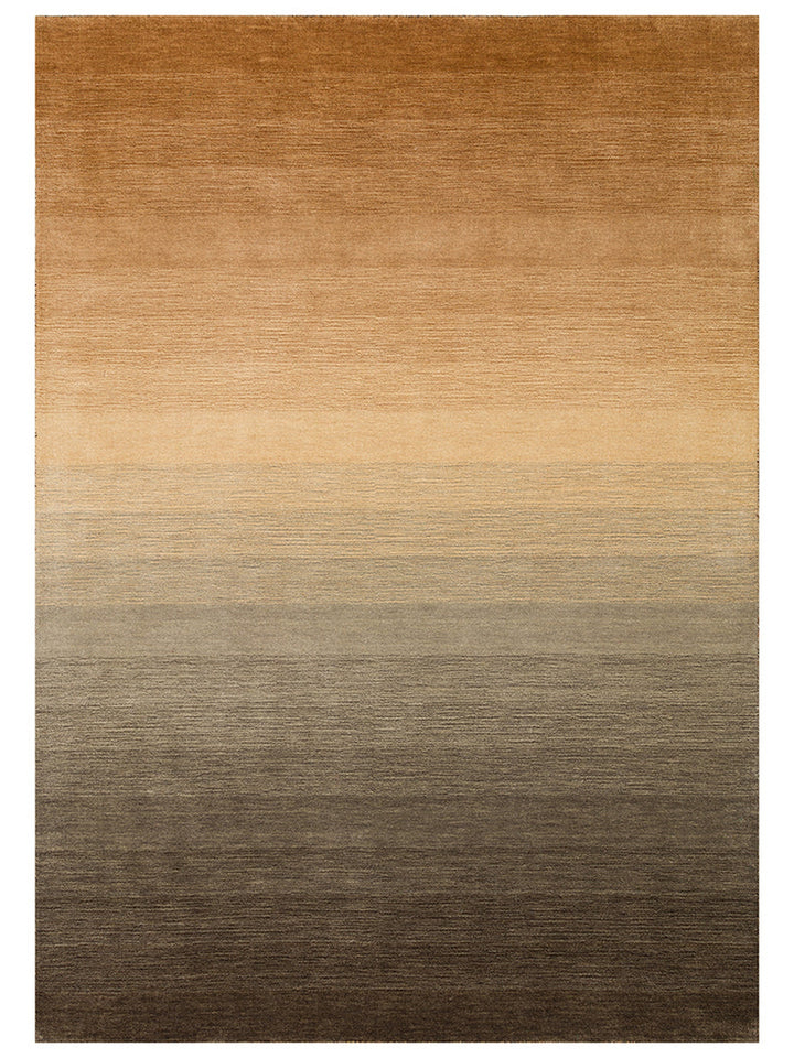 Donatella Serisi %100 Yeni Zelanda Yünü El Dokuma Gradyan Salon Oturma Odası Halı ASH BROWN - Carpetdocia