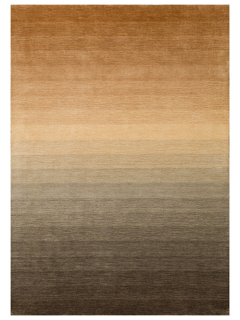 Donatella Series 100% New Zealand Wool Handwoven Gradient Lounge Living Room Carpet ASH BROWN